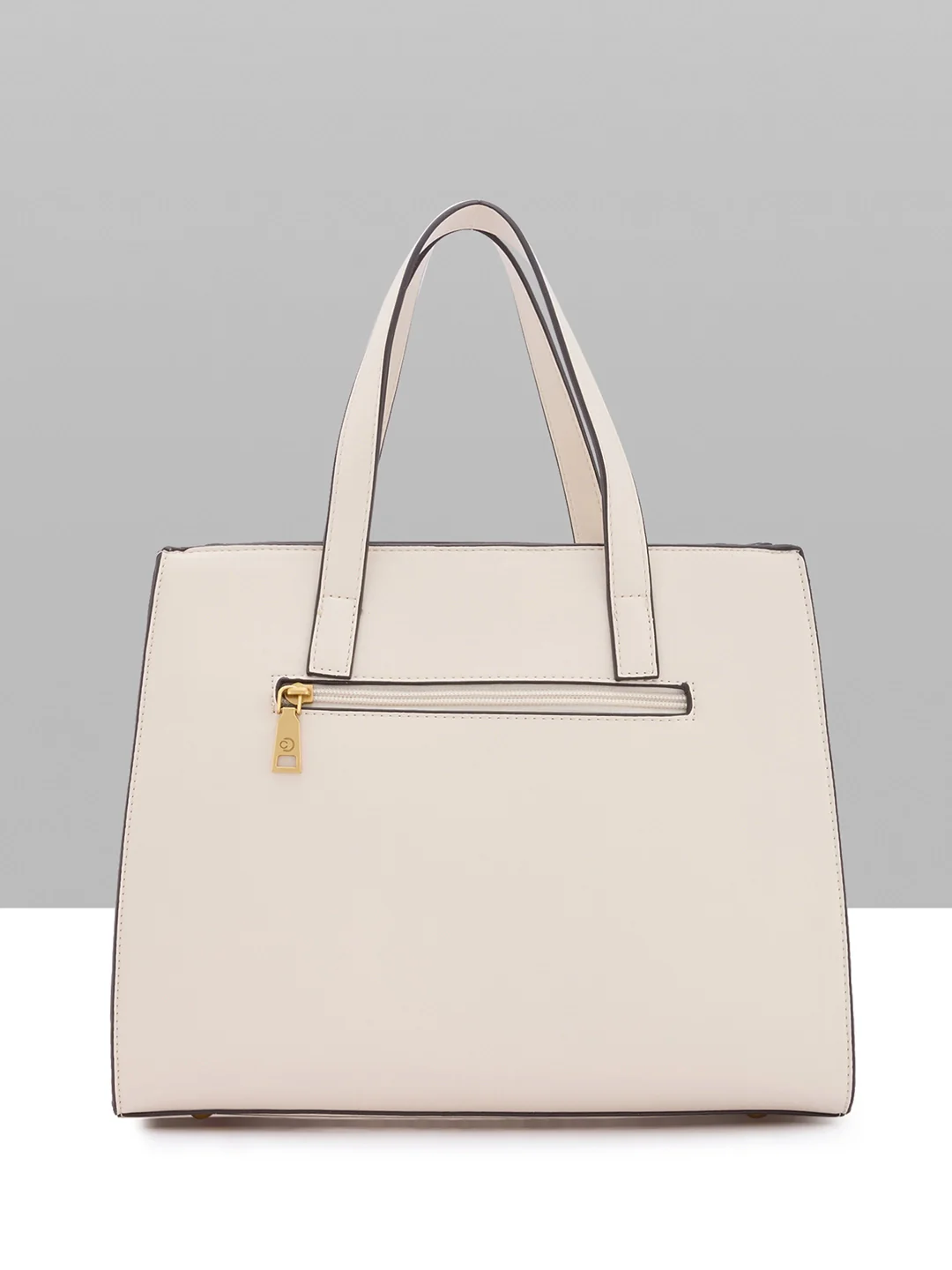 Caprese Cuba Medium Alpine Oat Satchel Bag - Image 11