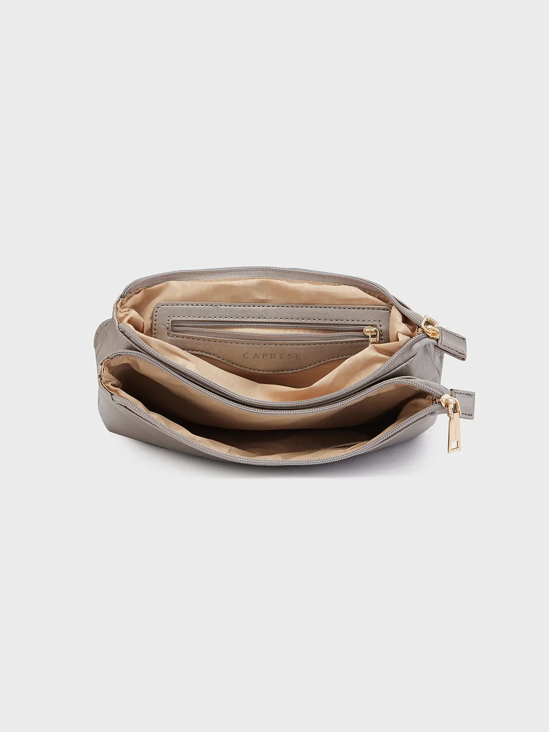 Caprese Cuddy Medium Gunmetal Sling Bag - Image 9
