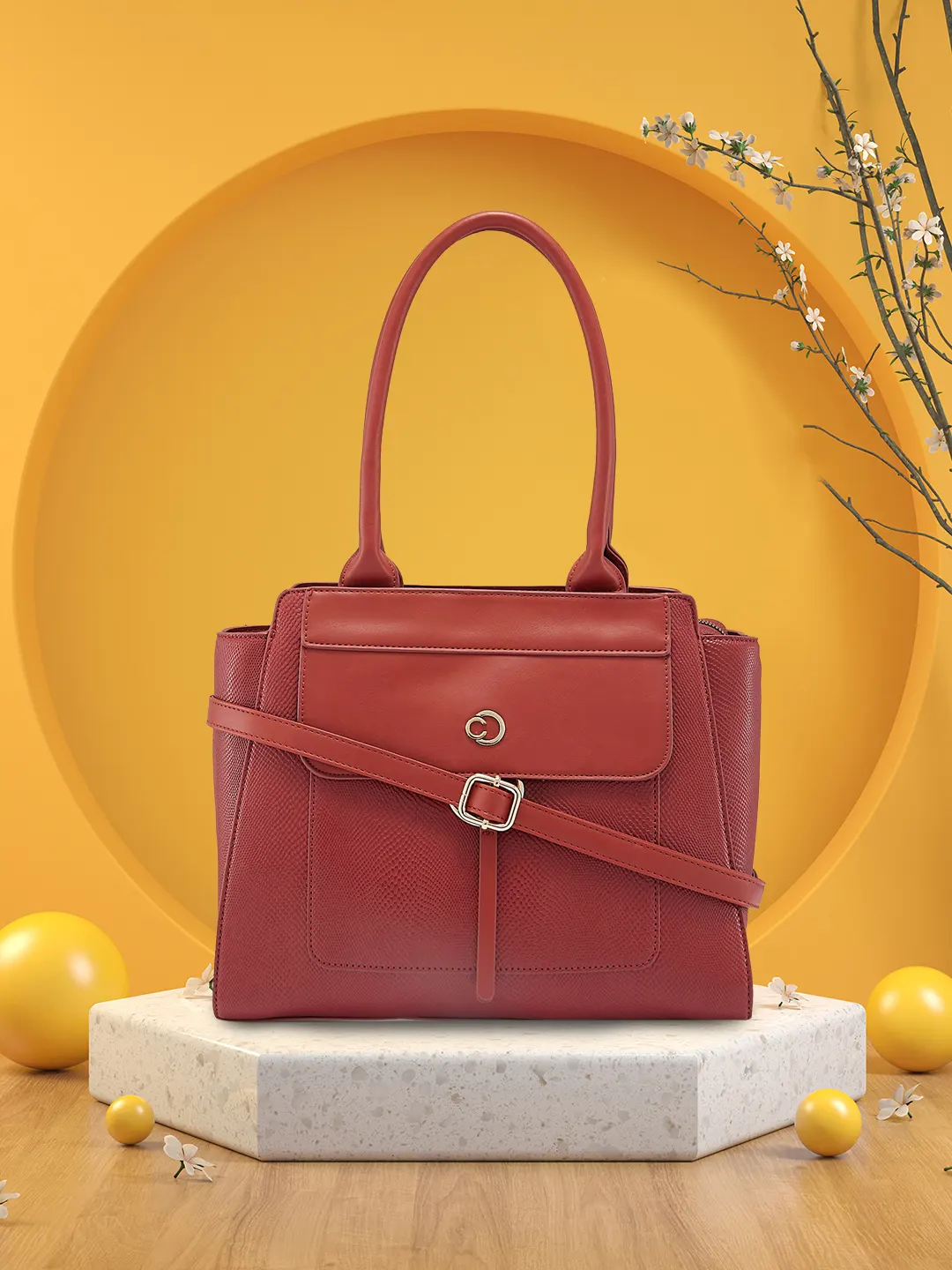 Caprese Dakota Large Terra Satchel Bag - Image 2