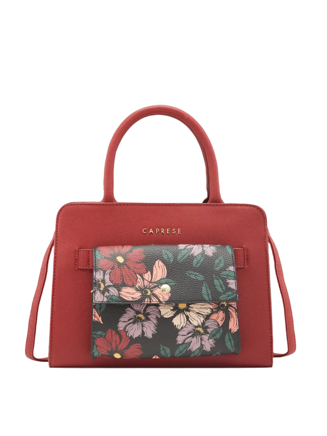 Caprese Daphne Medium Maroon Satchel Bag