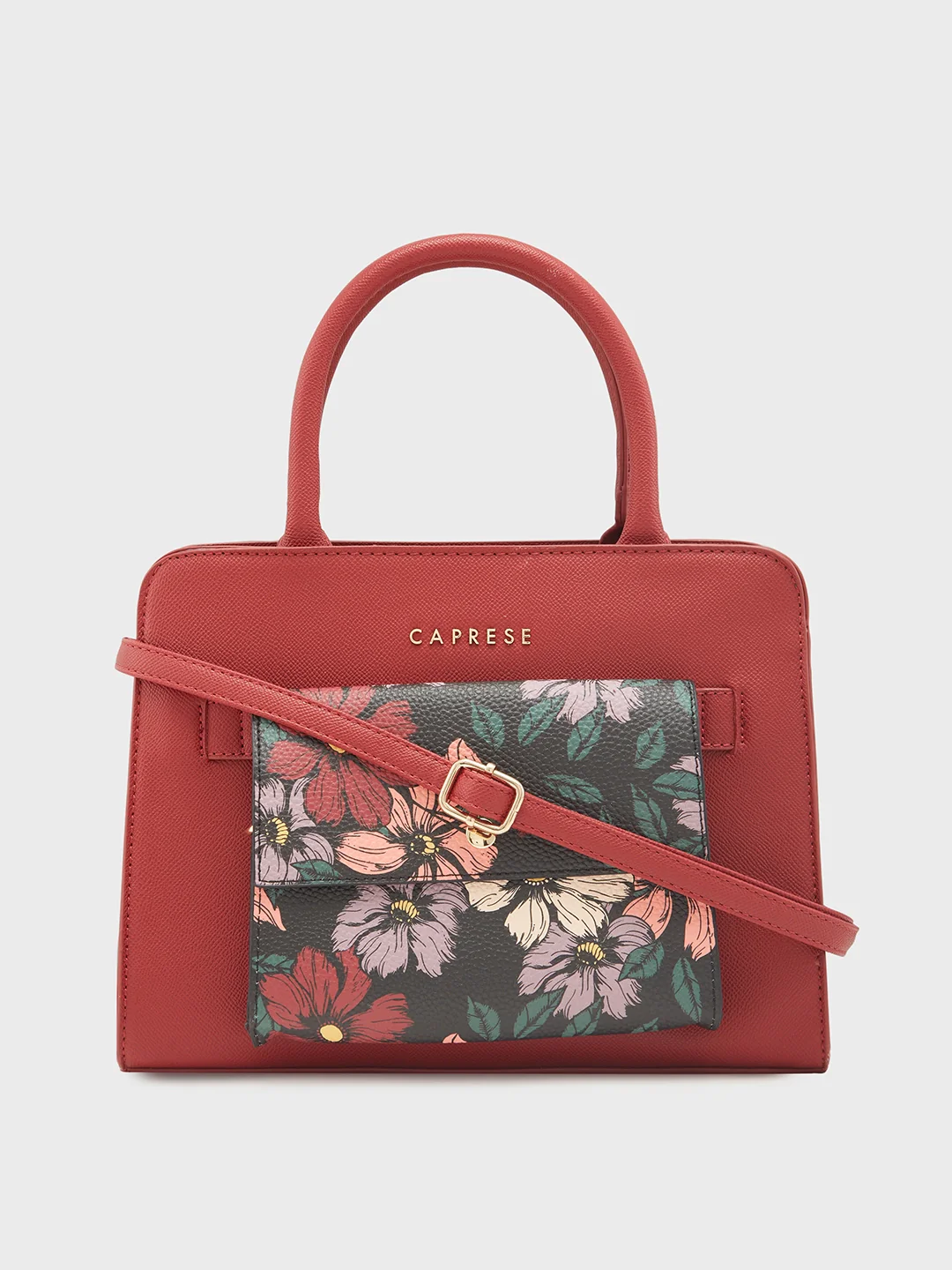 Caprese Daphne Medium Maroon Satchel Bag - Image 6