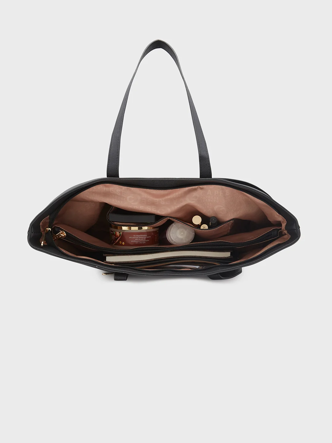 Caprese Daphny Large Black Tote Bag - Image 5