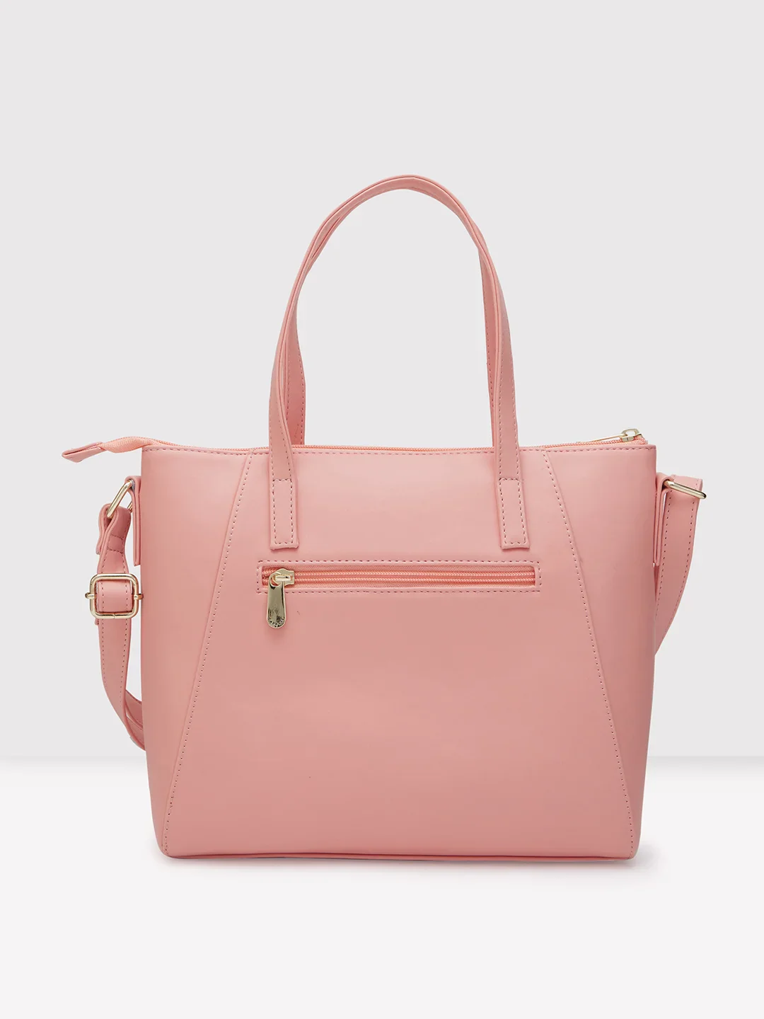 Caprese Dara Medium Pink Satchel Bag - Image 4
