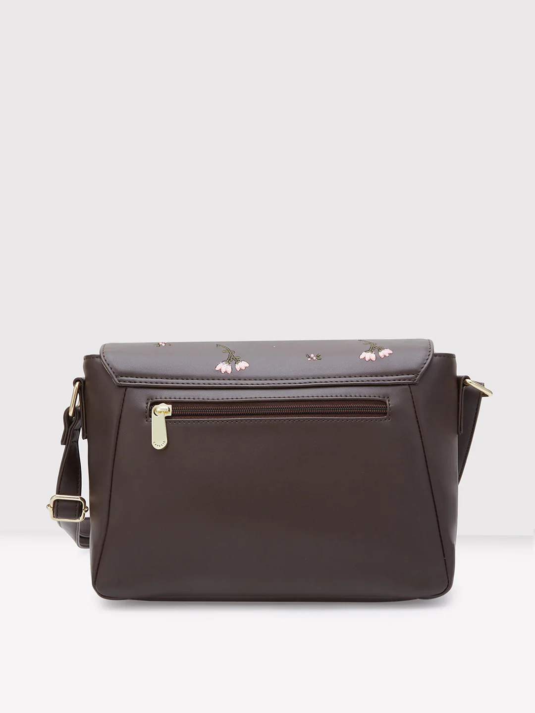 Caprese Dara Large Brown Sling Bag - Image 4
