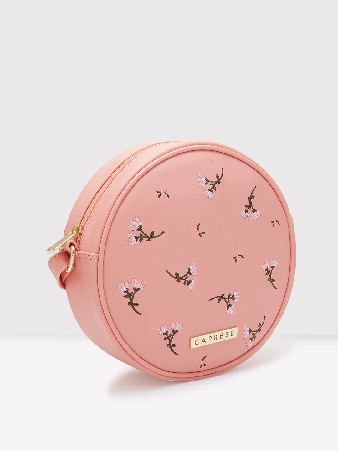 Caprese Dara Medium Pink Sling Bag - Image 3