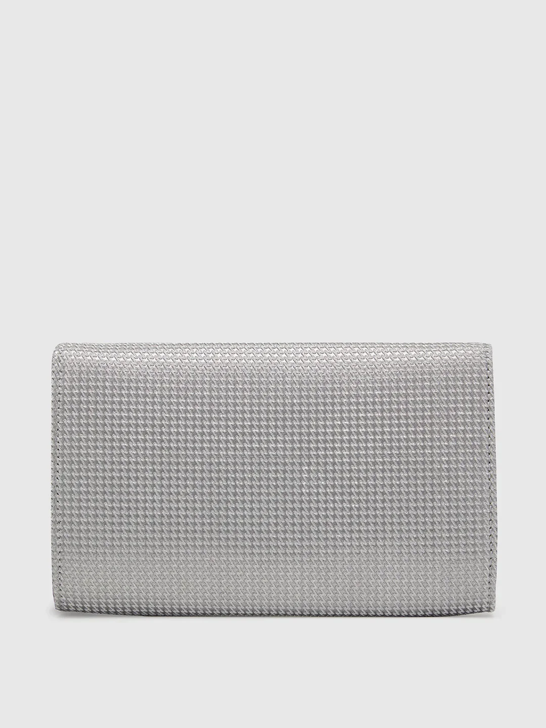 Caprese Delmi Medium Pewter Clutch - Image 3