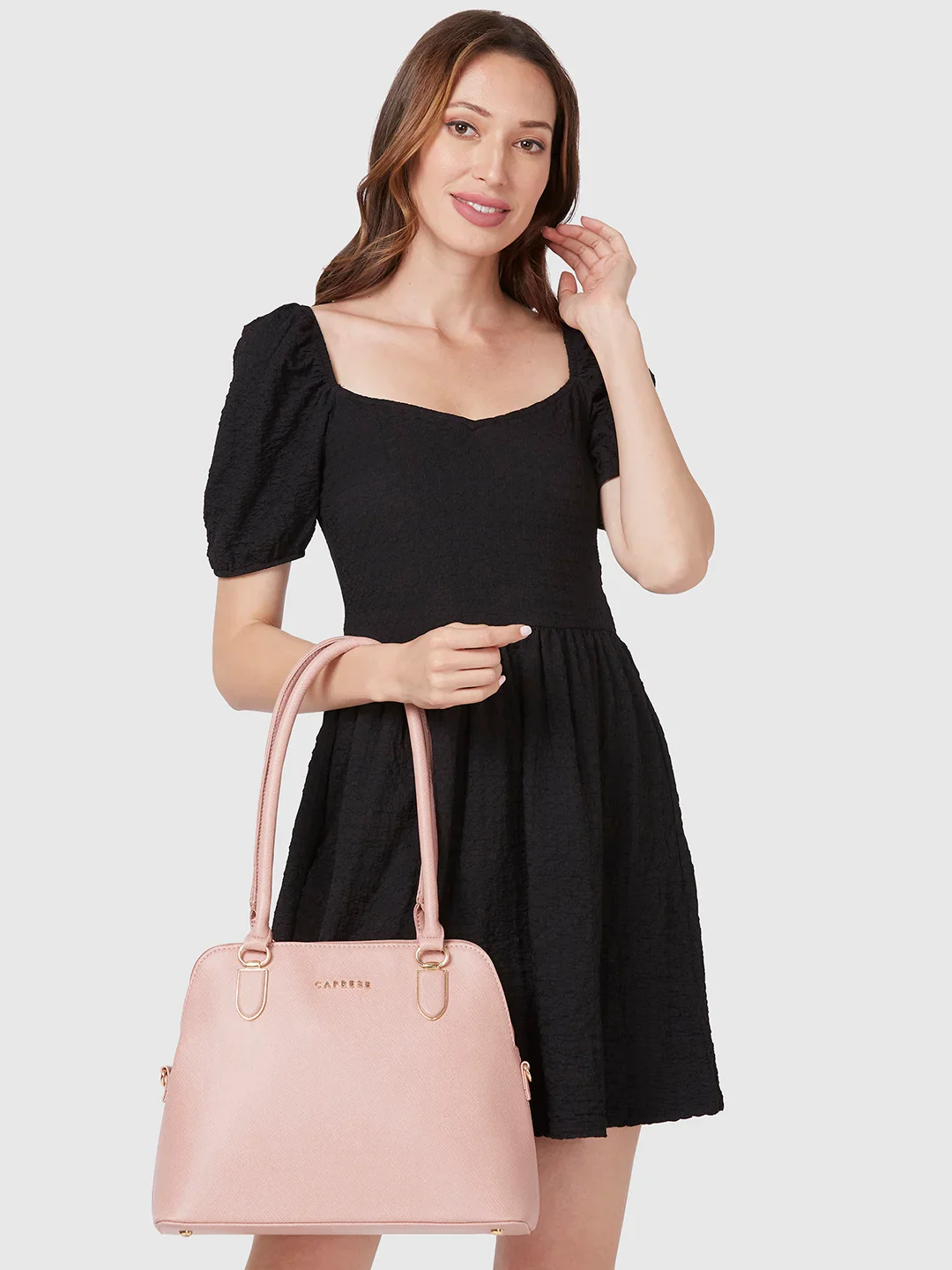Caprese Demi Medium Blush Tote Bag - Image 3