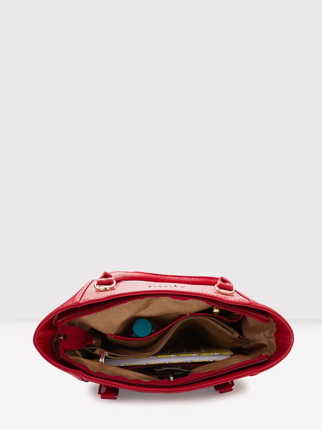 Caprese Demi Medium Red Tote Bag - Image 9
