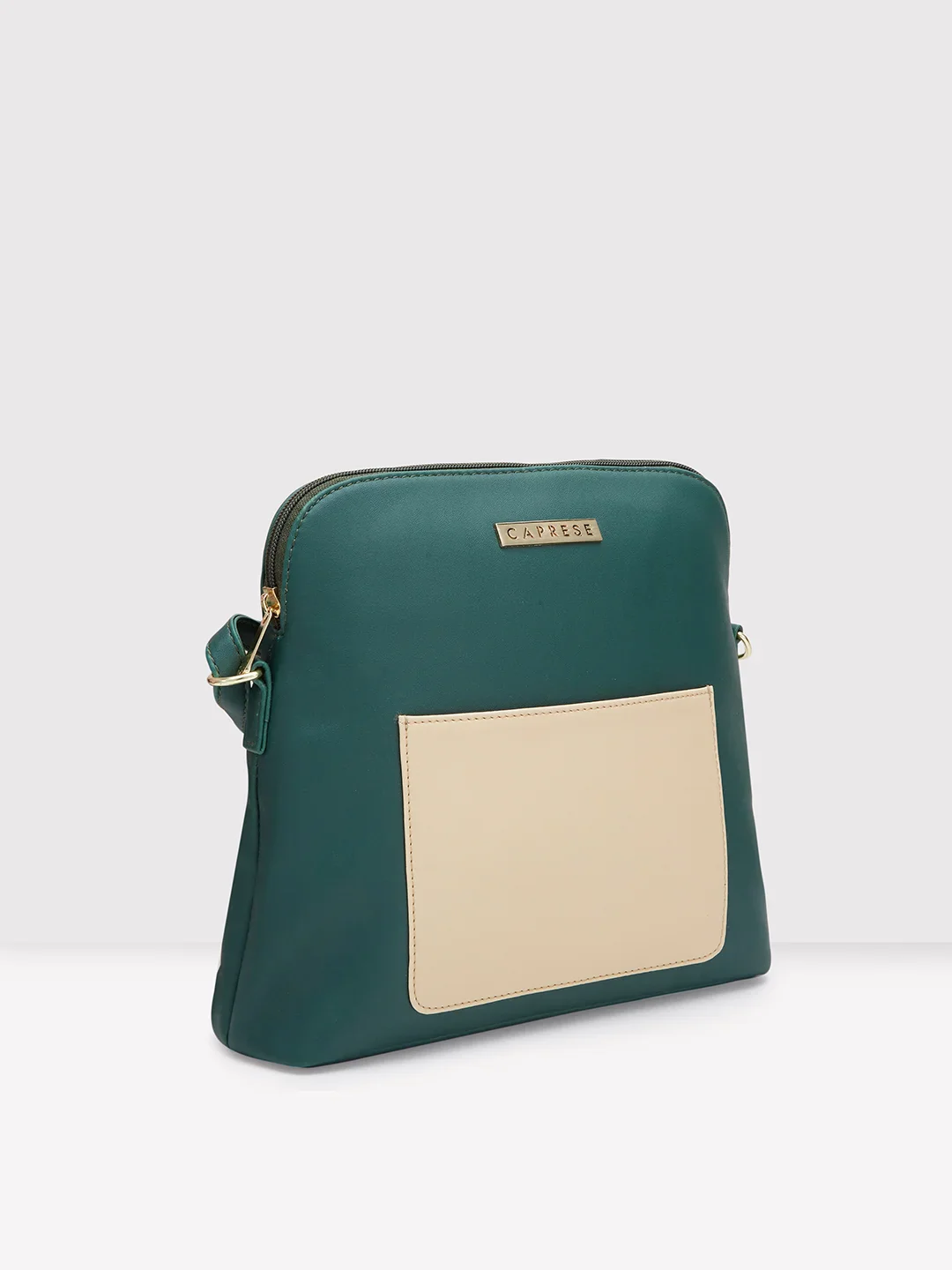 Caprese Destin Small Dark Green Sling Bag - Image 5
