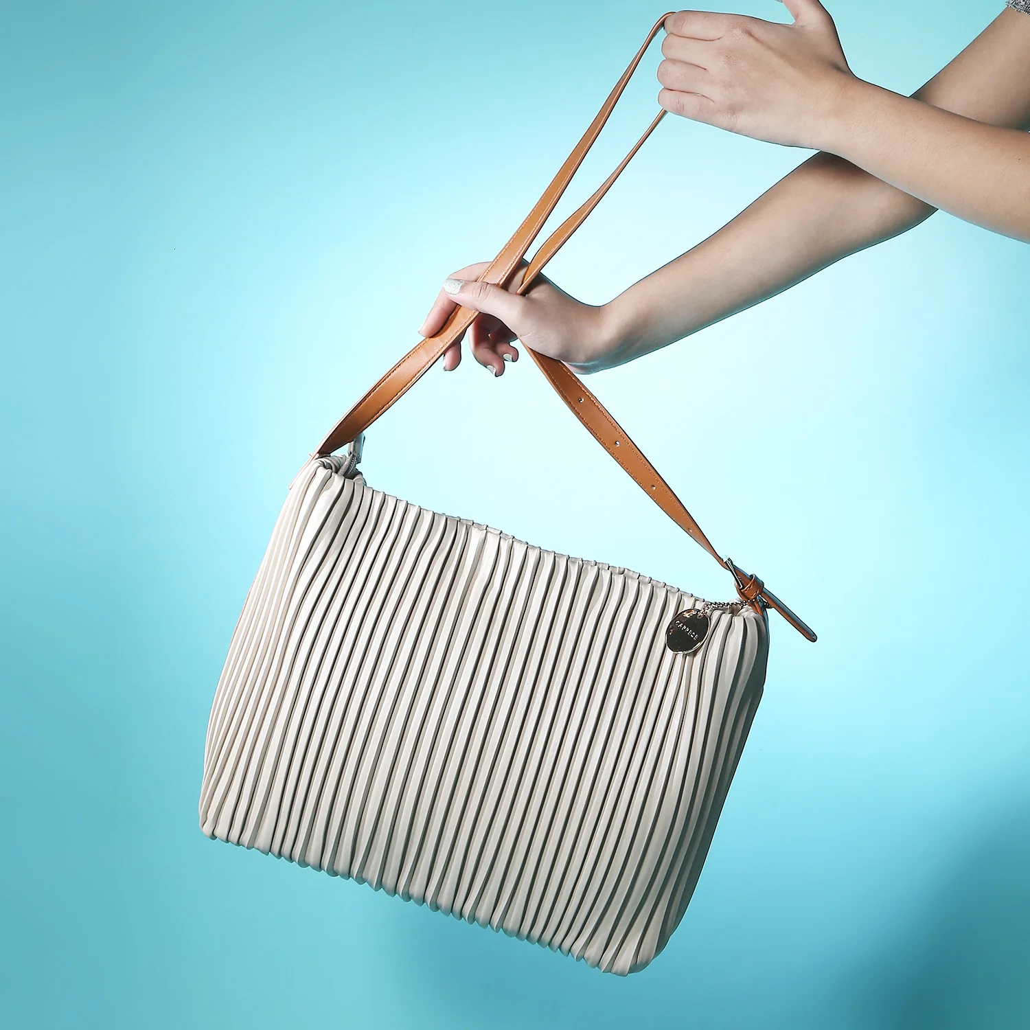 Caprese Diana Large Cream Hobo Bag - Image 3