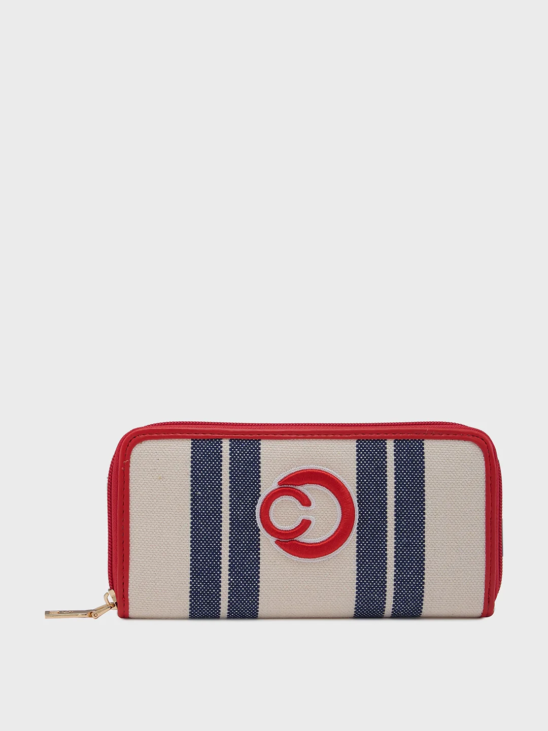 Caprese Dixie Large Blue Zip Around Wallet