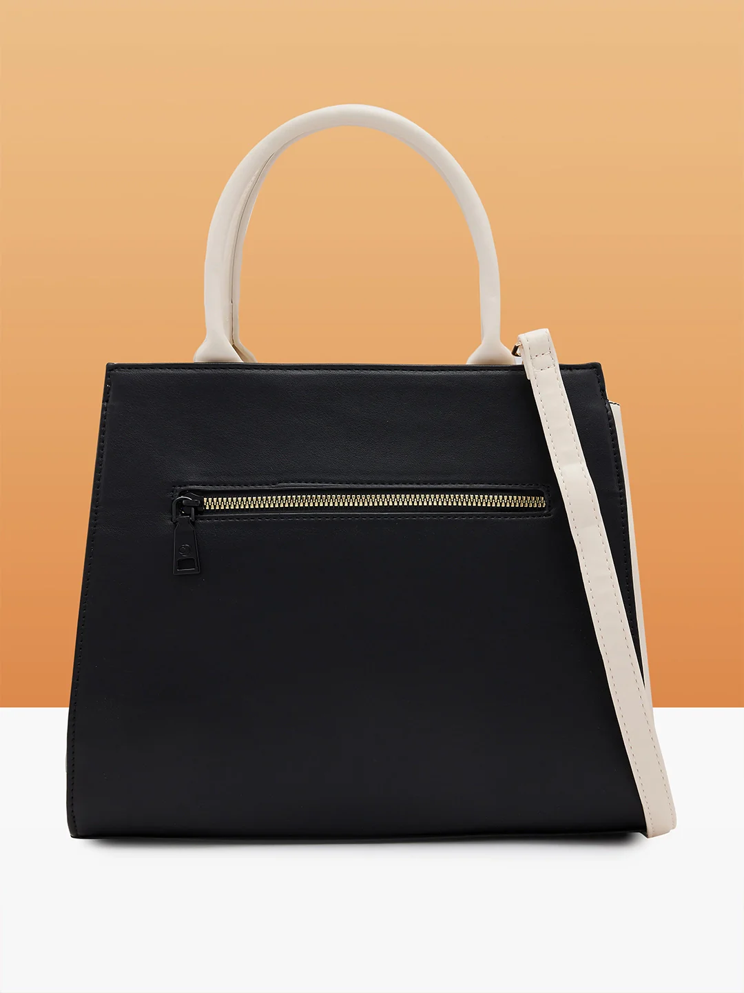 Caprese Donna Medium Black Satchel Bag - Image 5