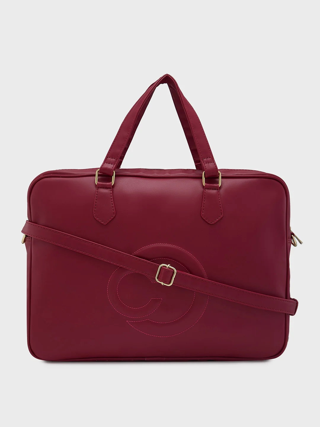 Caprese Dora Large Burgundy Laptop Bag - Image 10