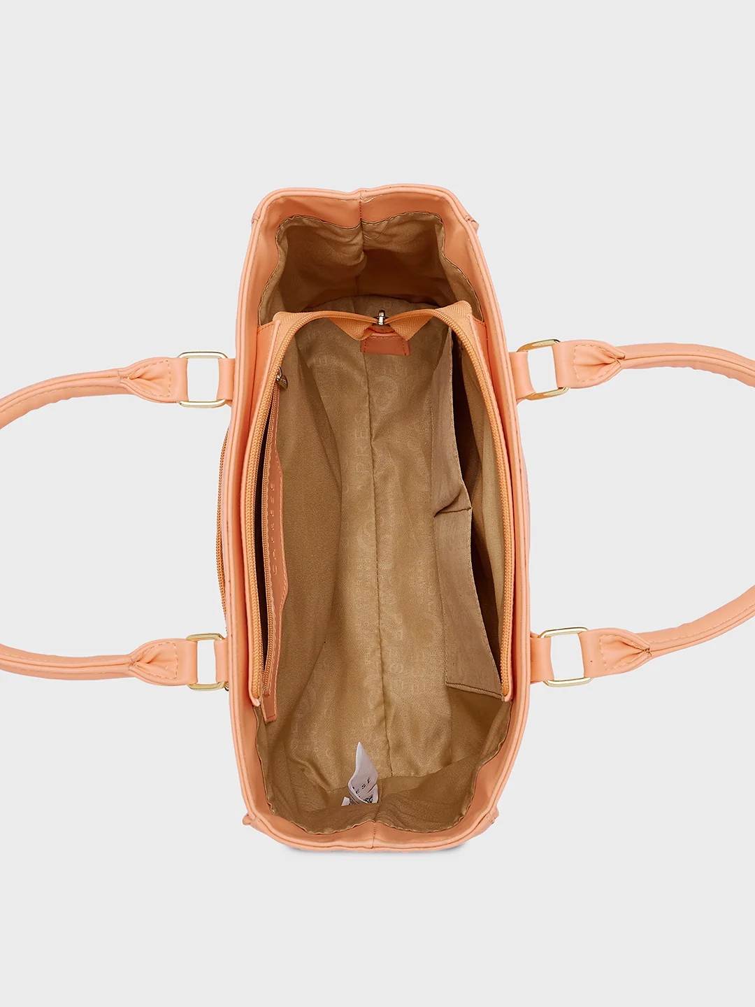 Caprese Dora Large Coral Satchel Bag - Image 7