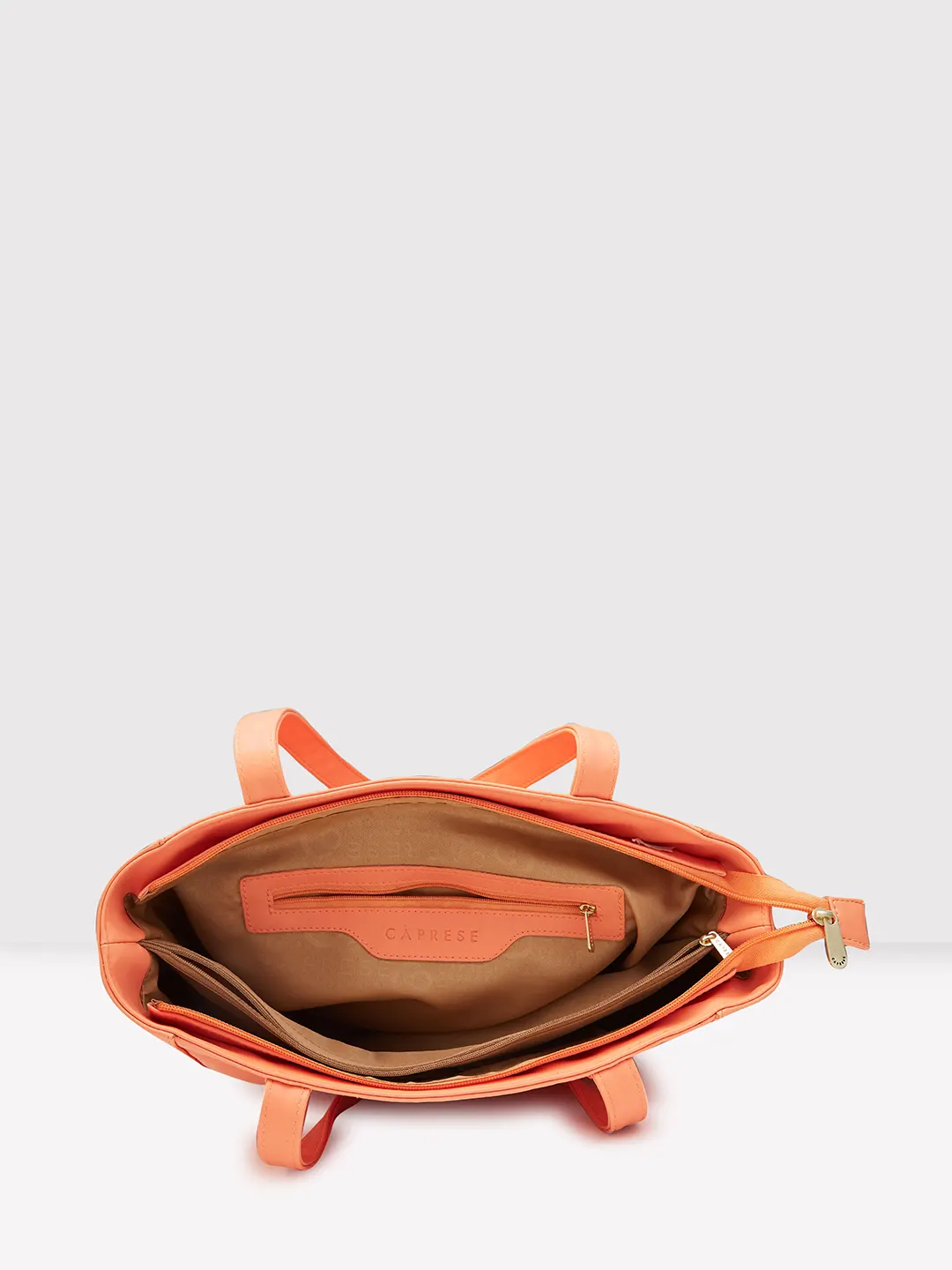 Caprese Dora Large Coral Office Tote Bag - Image 9