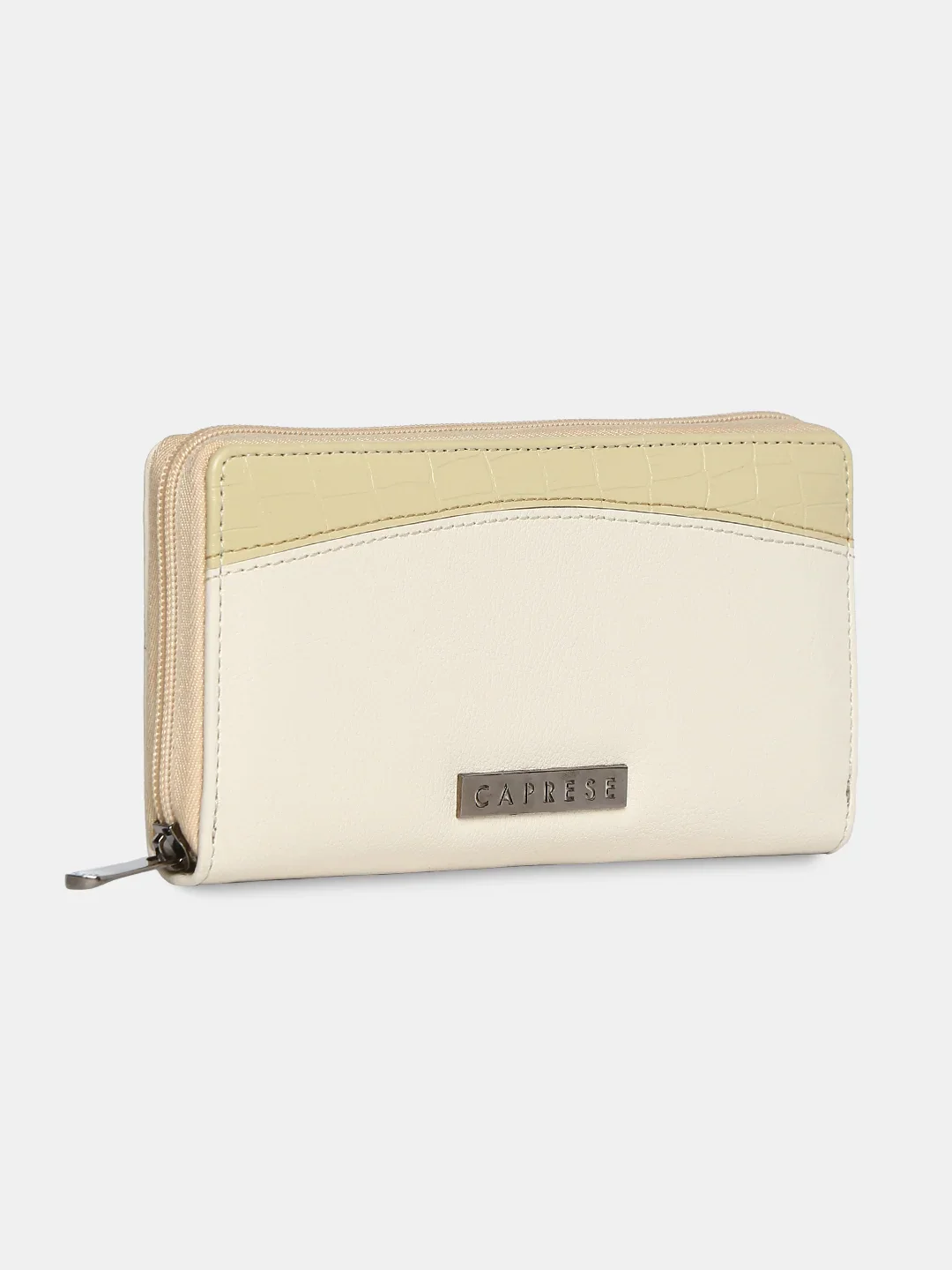 Caprese Dorrita Medium Beige Zip Around Wallet - Image 2