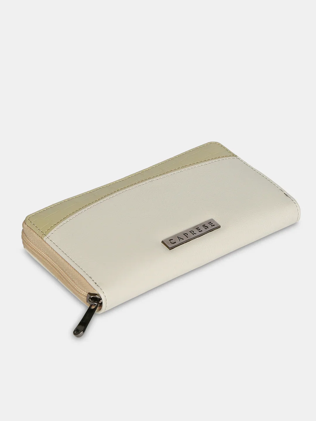 Caprese Dorrita Medium Beige Zip Around Wallet - Image 6