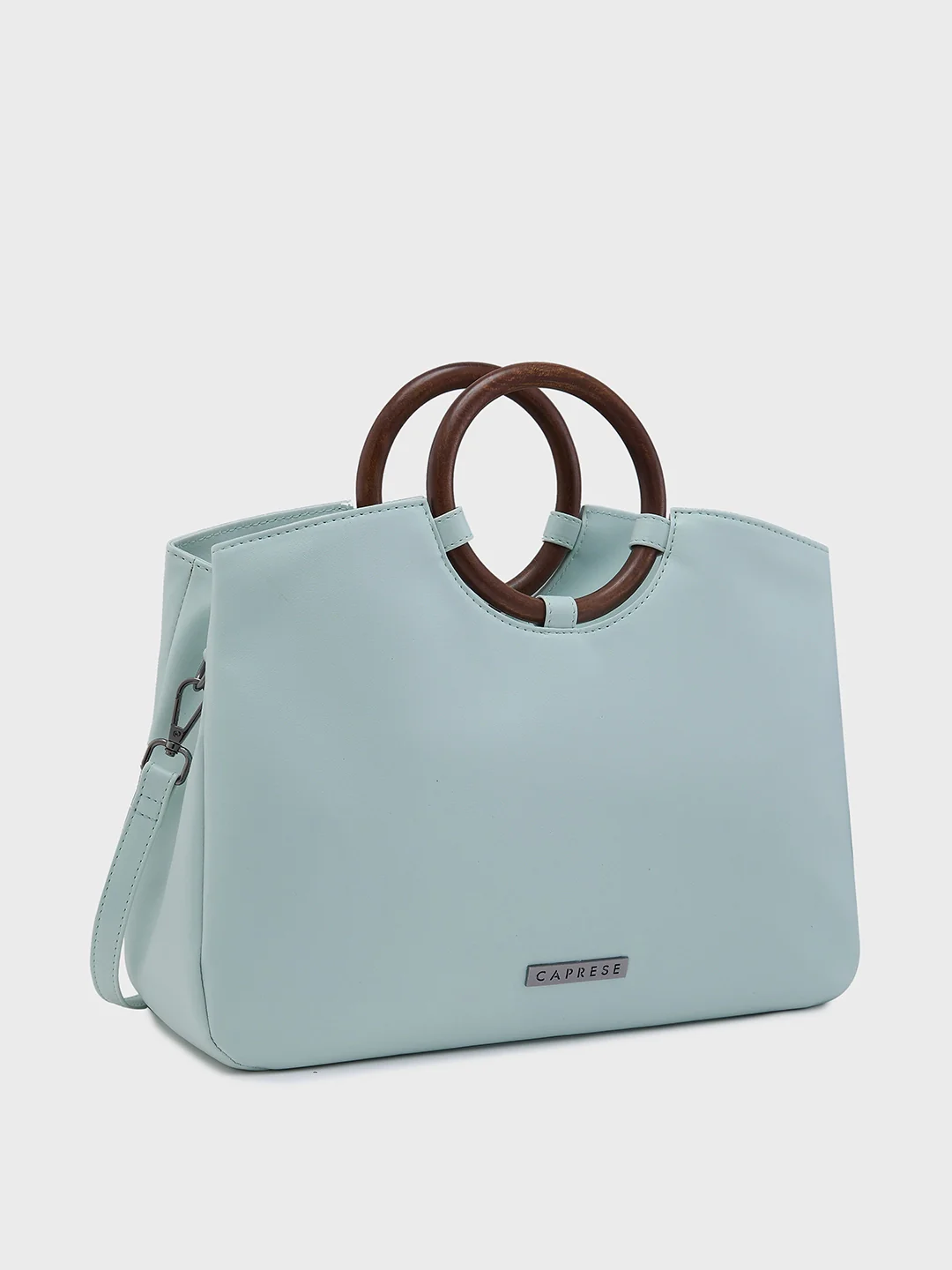 Caprese Edwina Large Blue Satchel Bag - Image 7