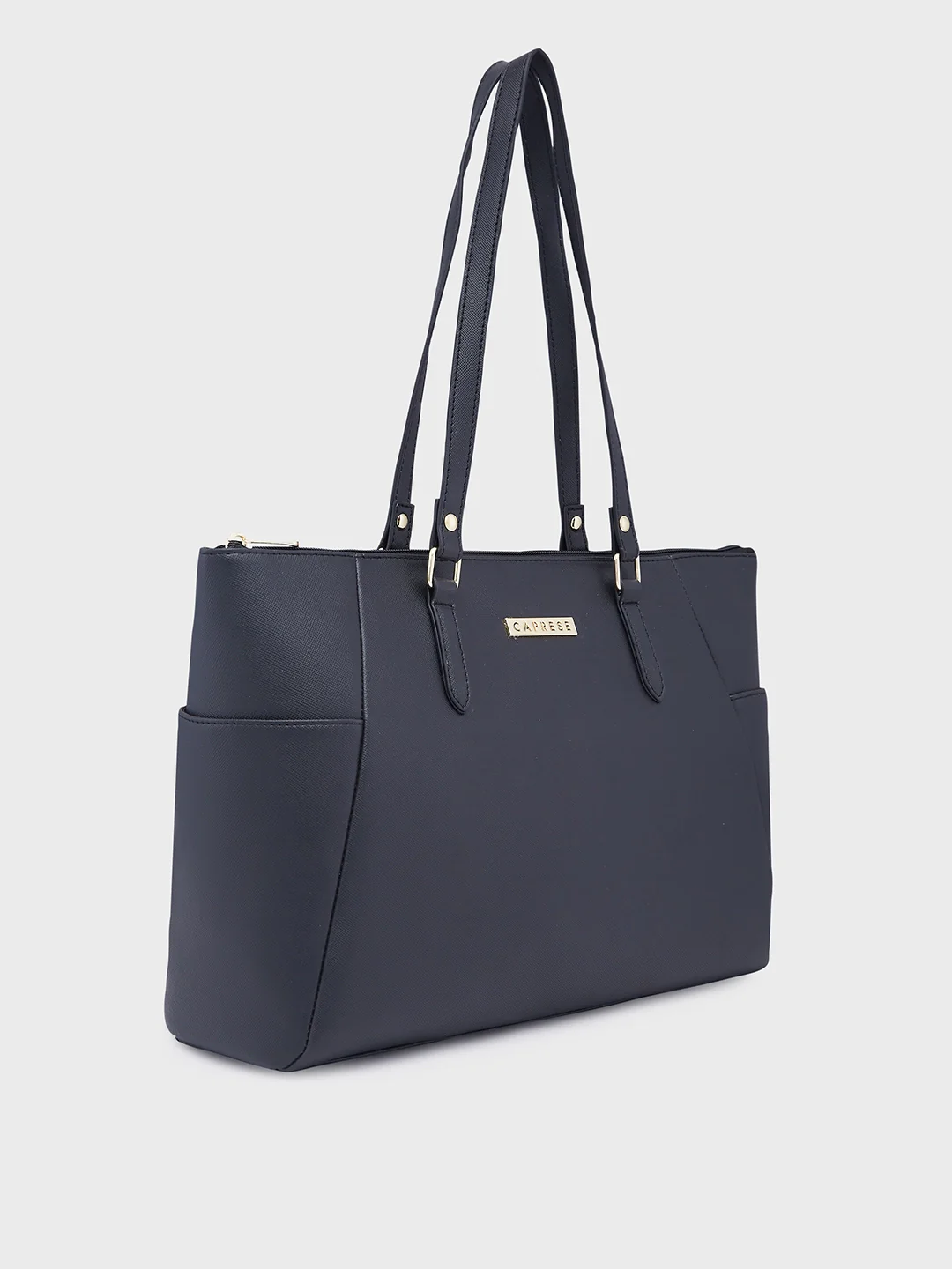 Caprese Eleana Large Black Laptop Tote Bag - Image 5