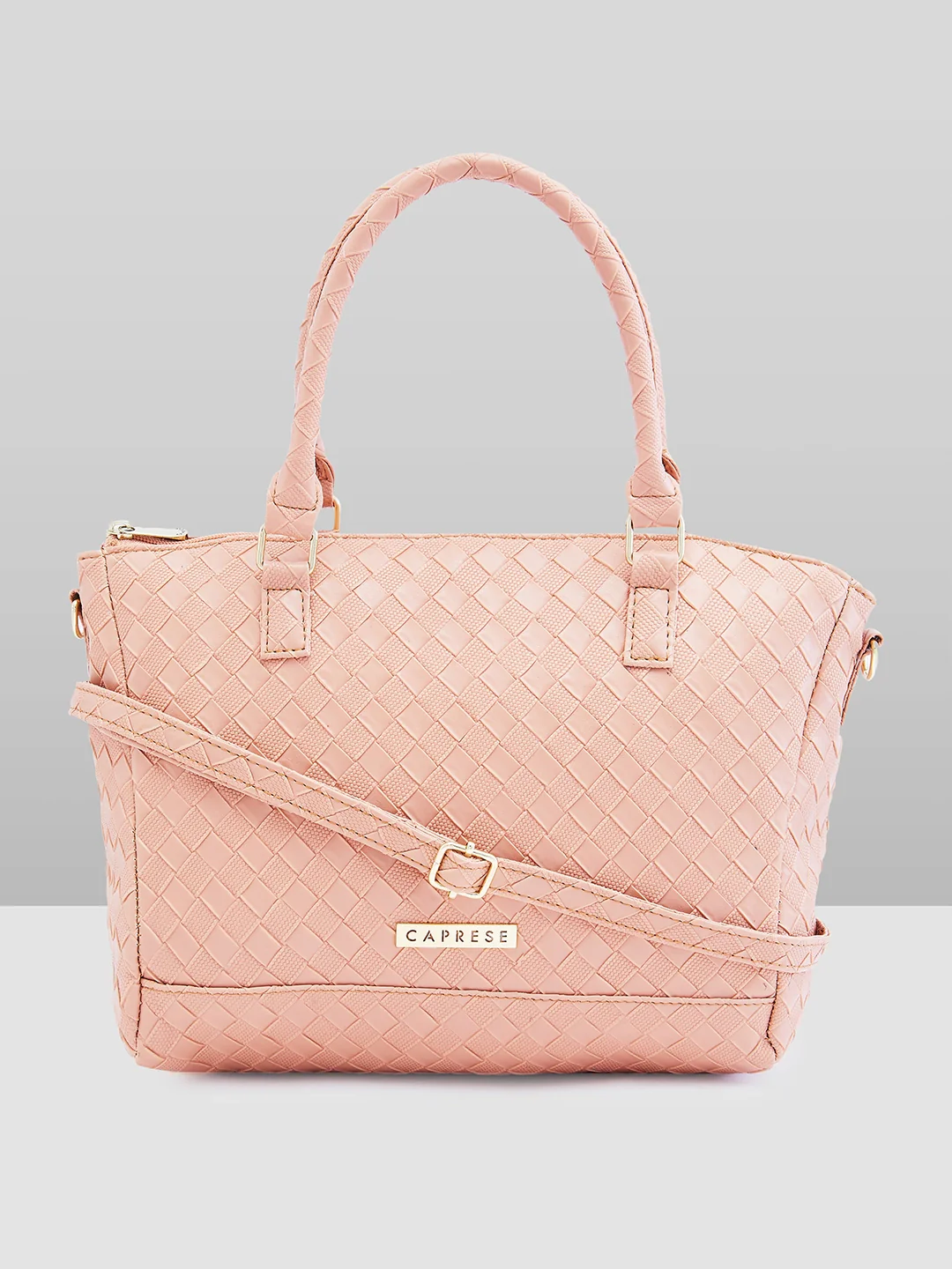 Caprese Eleana Large Mud Satchel Bag