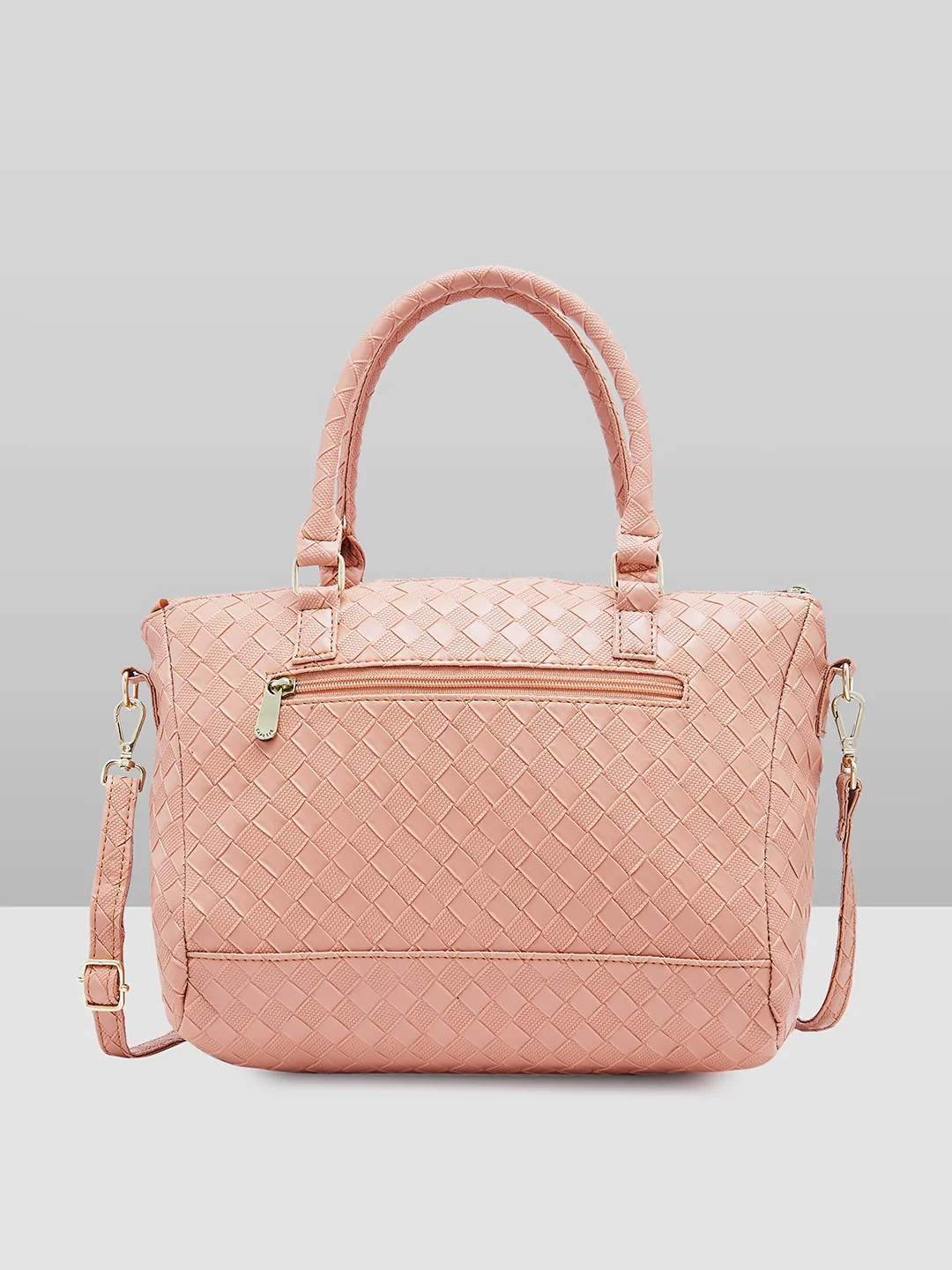 Caprese Eleana Large Mud Satchel Bag - Image 3