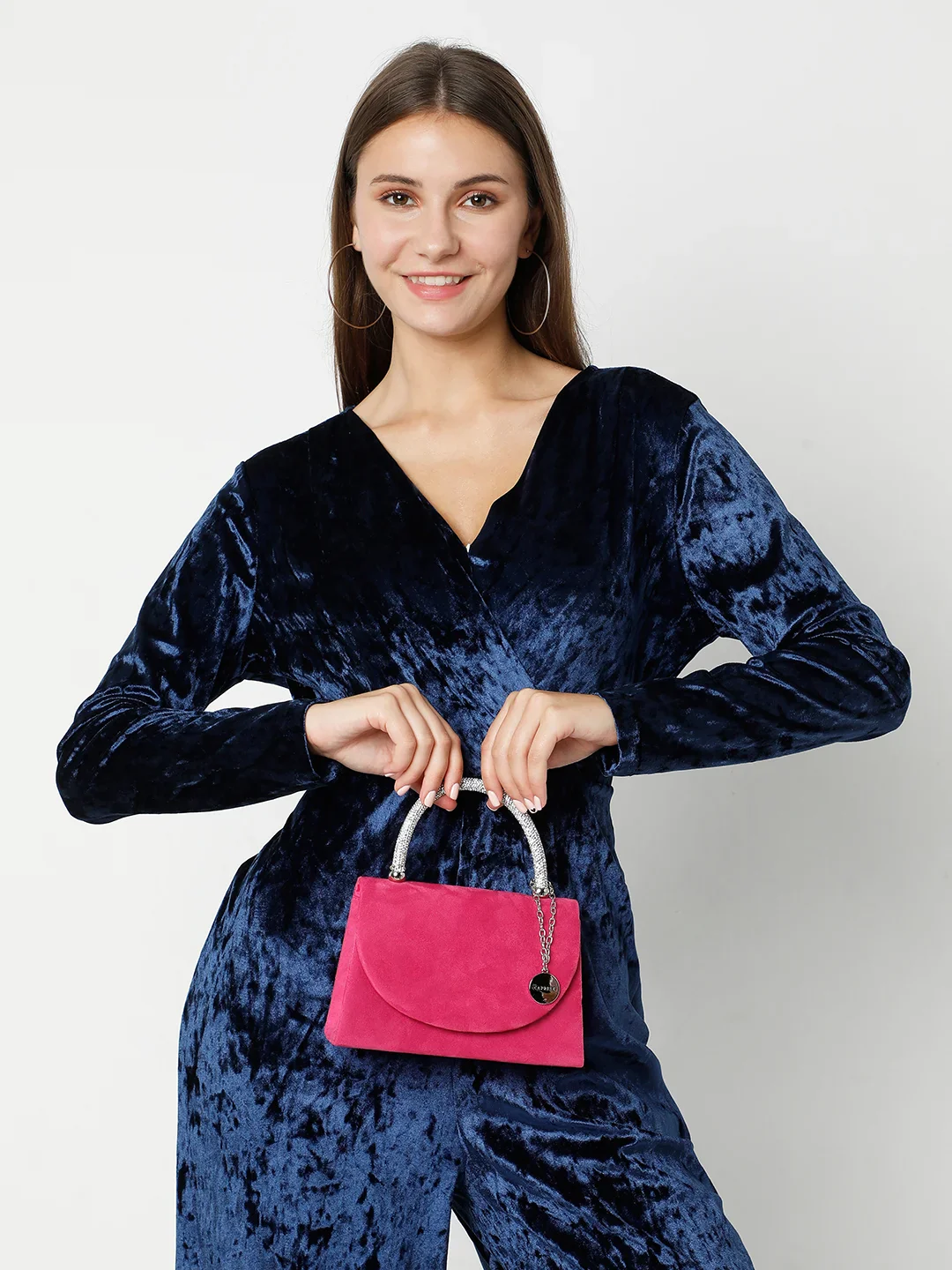 Caprese Elena Small Black Clutch - Image 25