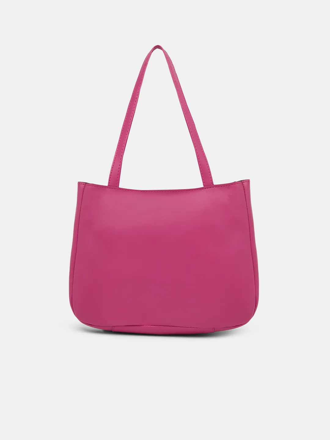 Caprese  Elena Medium Fuchsia Satchel Bag - Image 4
