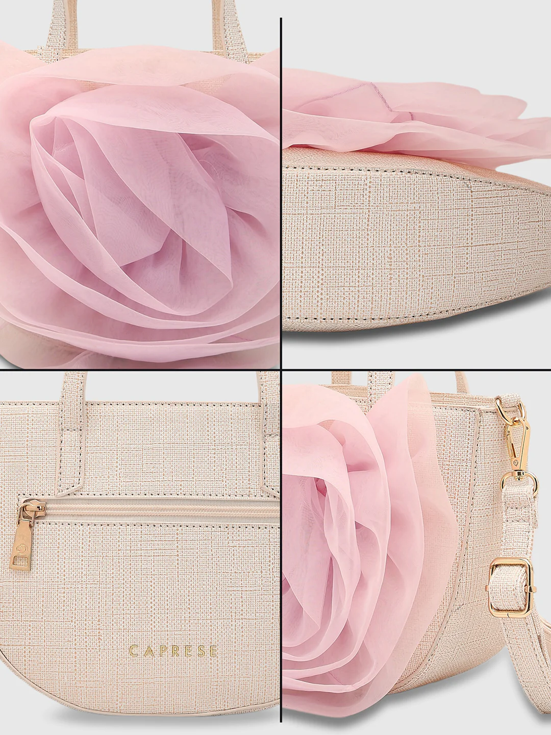 Caprese Ella Small Lilac Satchel Bag - Image 10