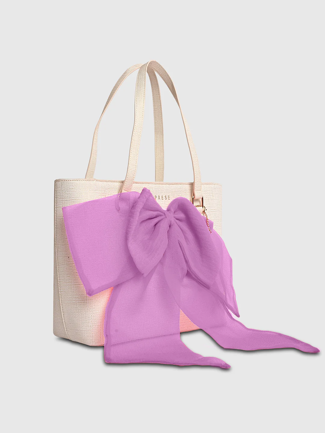 Caprese Ellen Large Lilac Tote Bag - Image 11