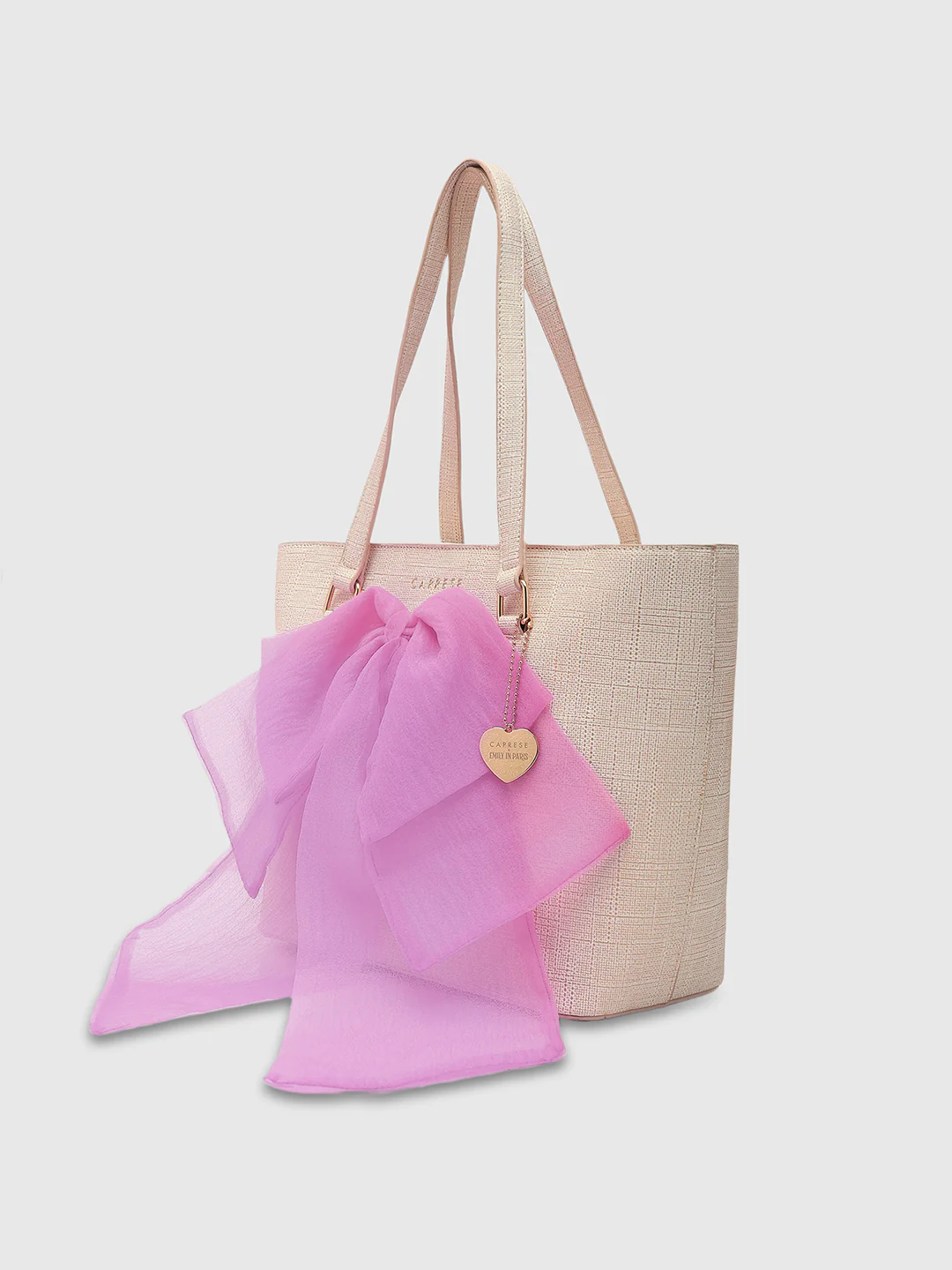 Caprese Ellen Large Lilac Tote Bag - Image 12