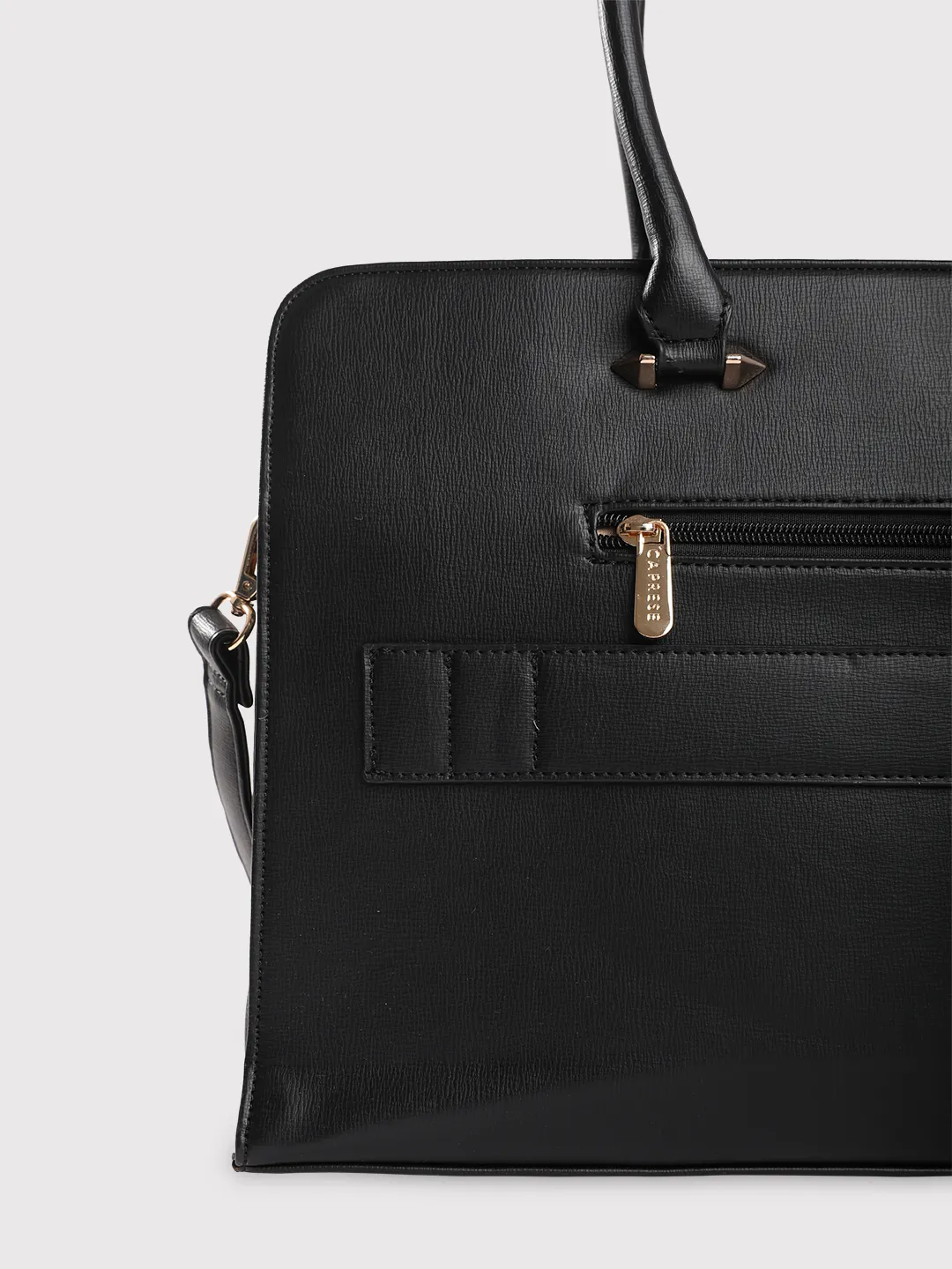 Caprese Ellis Large Black Laptop Bag - Image 11