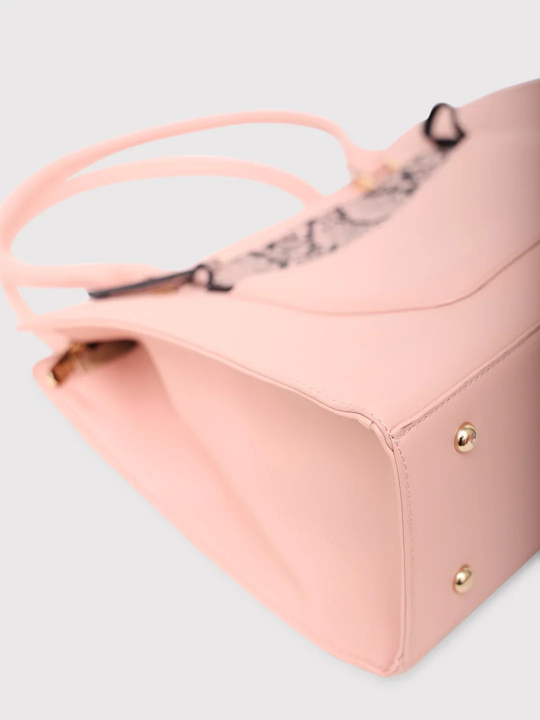 Caprese Ellis Large Pink Satchel Bag - Image 4