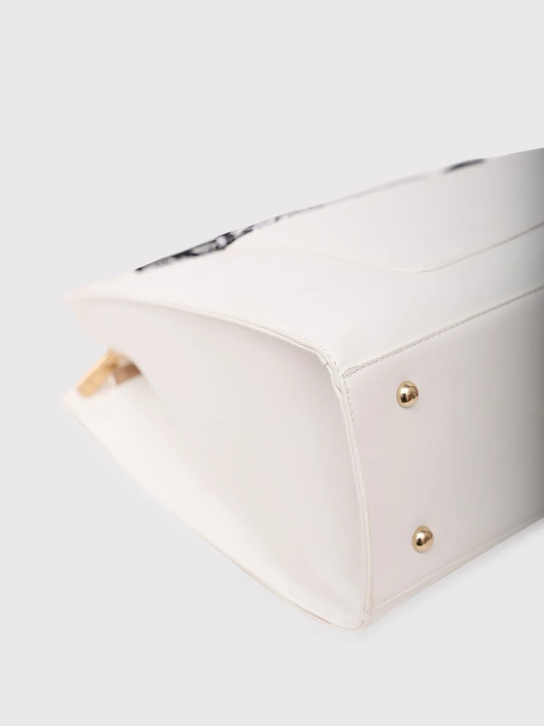 Caprese Ellis Large White Satchel Bag - Image 5