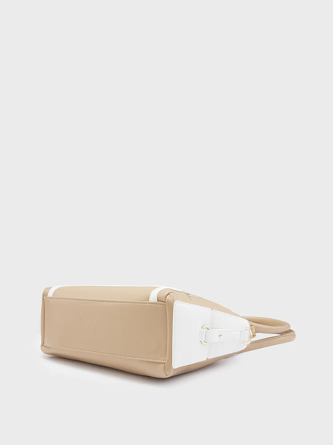 Caprese Ellis Medium Fawn Satchel Bag - Image 6