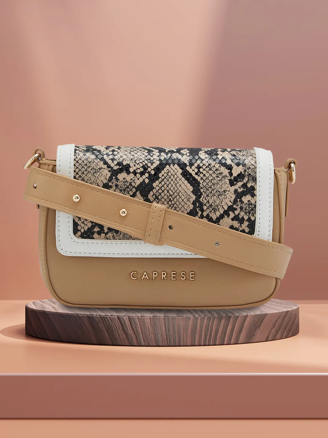 Caprese Ellis Small Black Sling Bag - Image 19