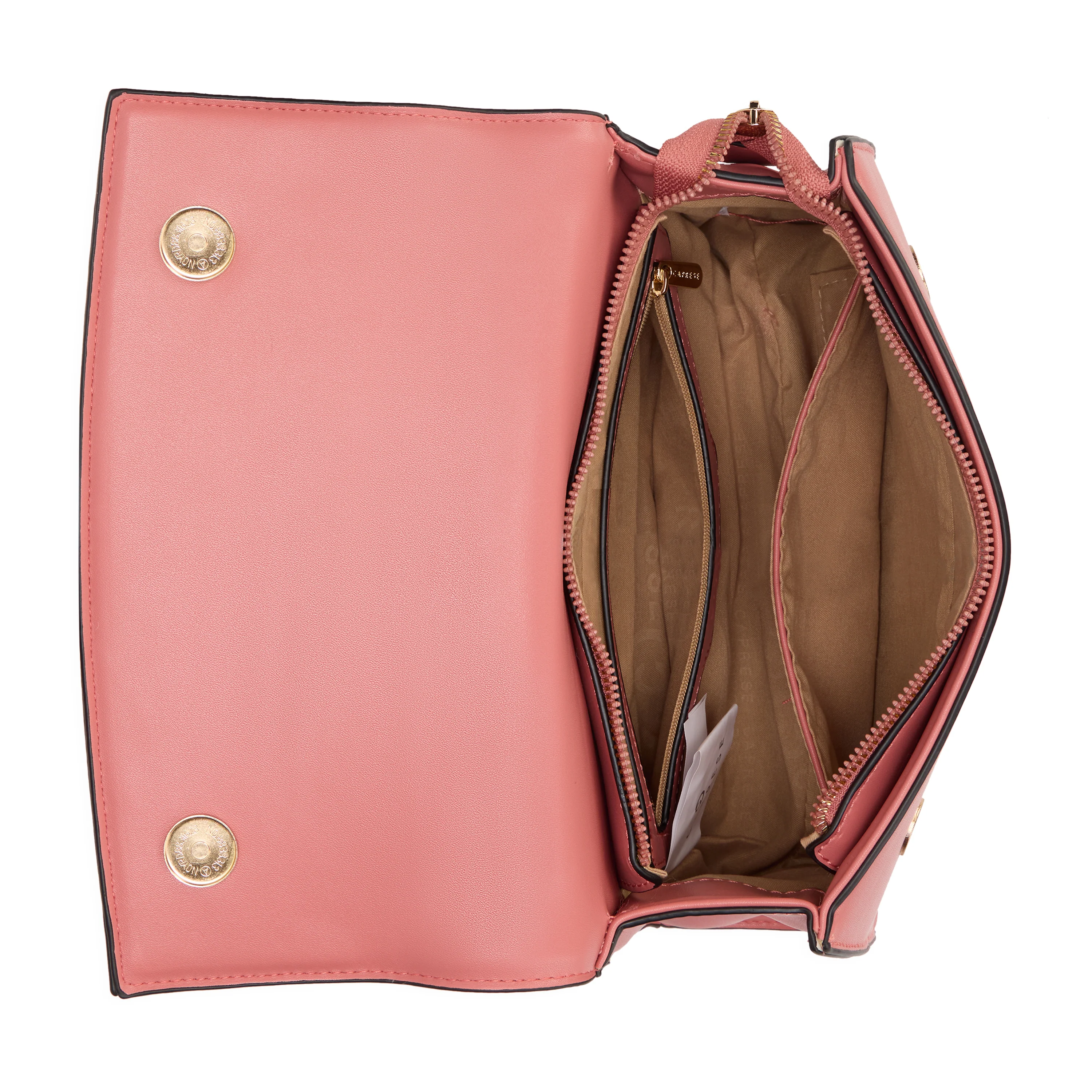 Caprese Elsa Medium Cosmetic Pink Satchel Bag - Image 10