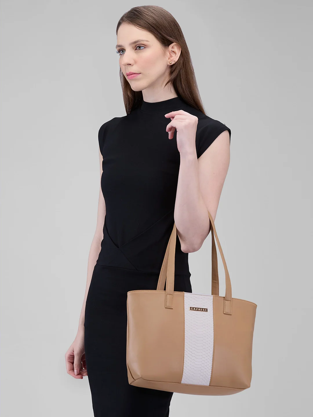 Caprese Elsie Medium White Tote Bag - Image 10