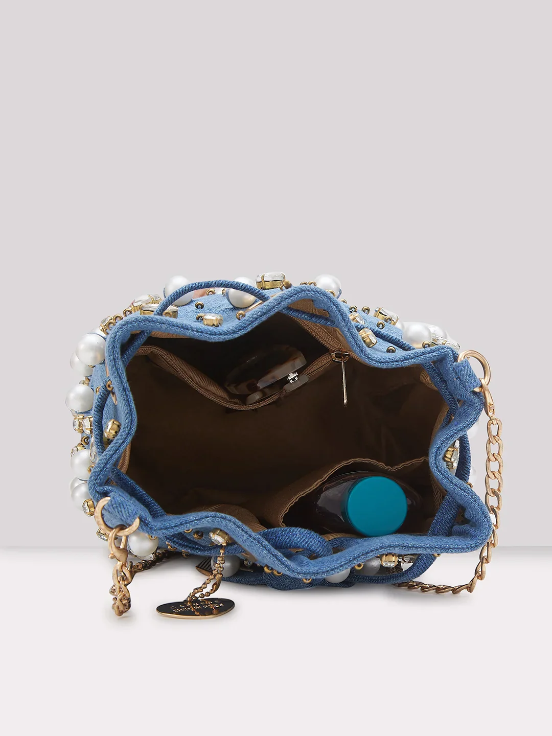 Caprese Emily In Paris Small Blue Sling Bag - Image 6