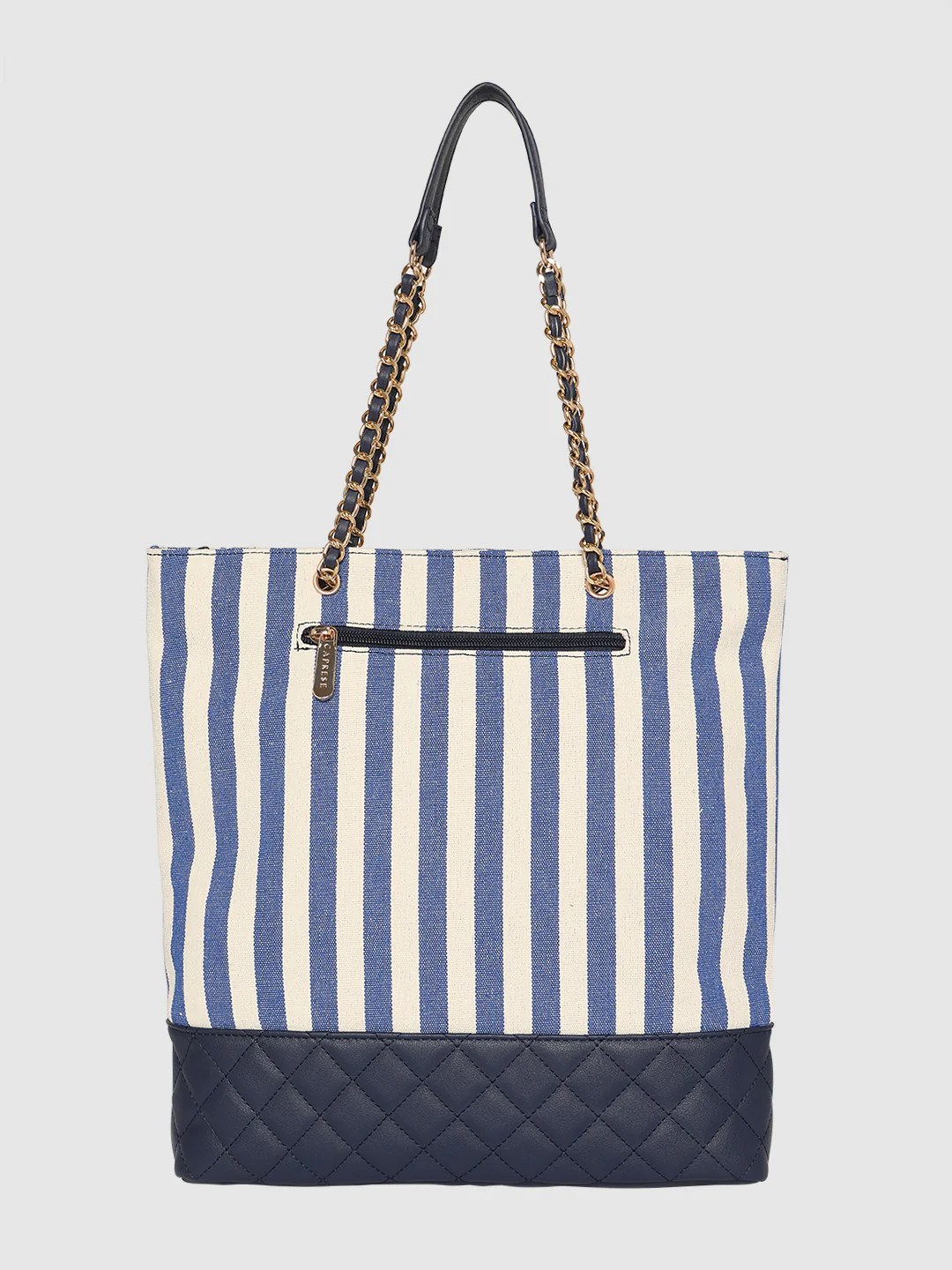 Caprese Emily In Paris Printed Medium Navy Tote Bag - Image 4