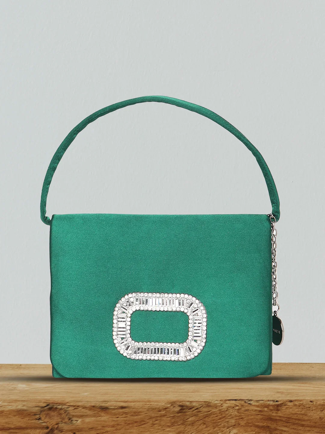 Caprese Emma Small Green Clutch - Image 2
