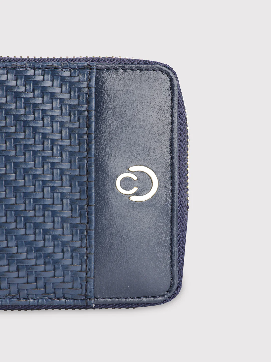 Caprese Emma Small Navy Zip Around Wallet - Image 6