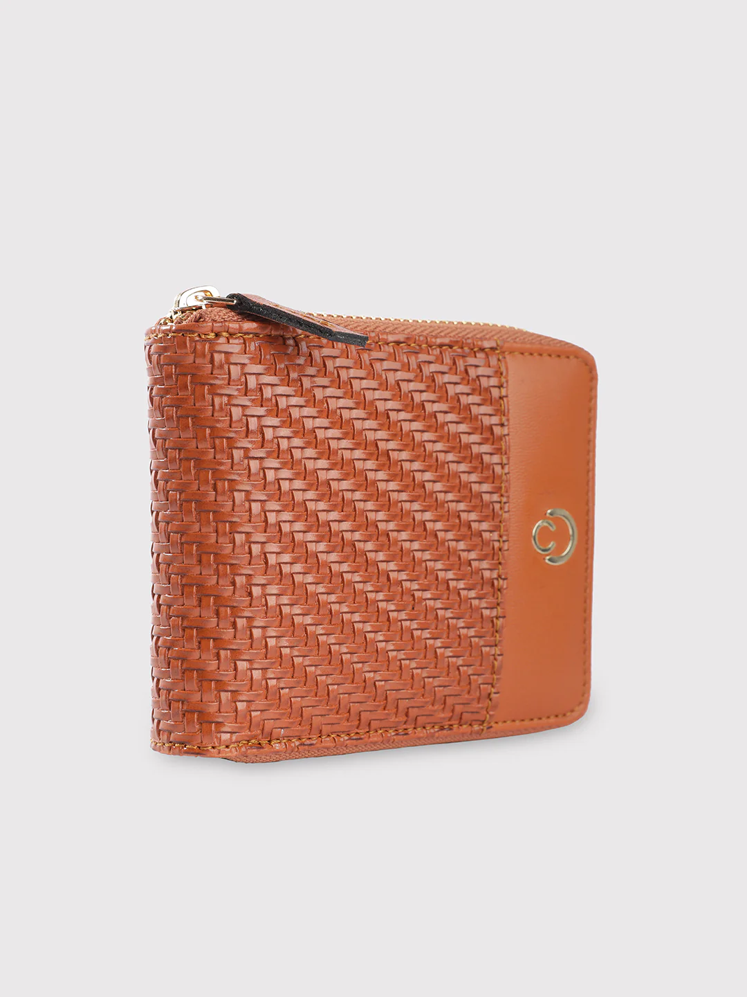 Caprese Emma Small Tan Zip Around Wallet - Image 3