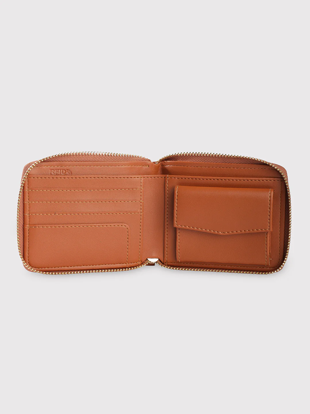 Caprese Emma Small Tan Zip Around Wallet - Image 8