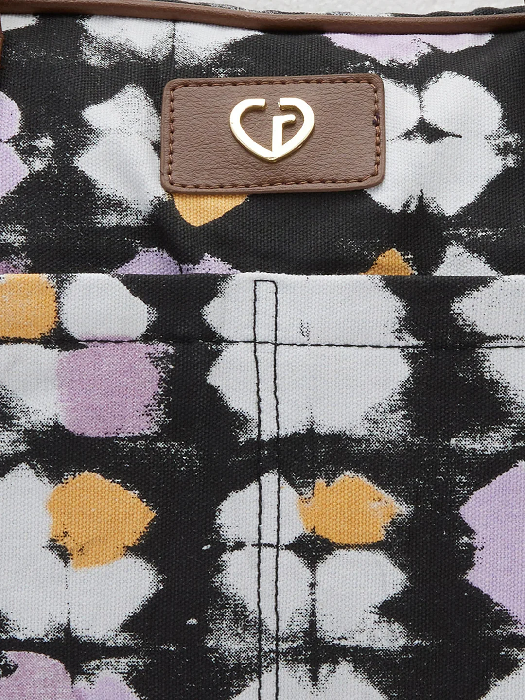 Caprese Enora Large Black Laptop Bag - Image 10