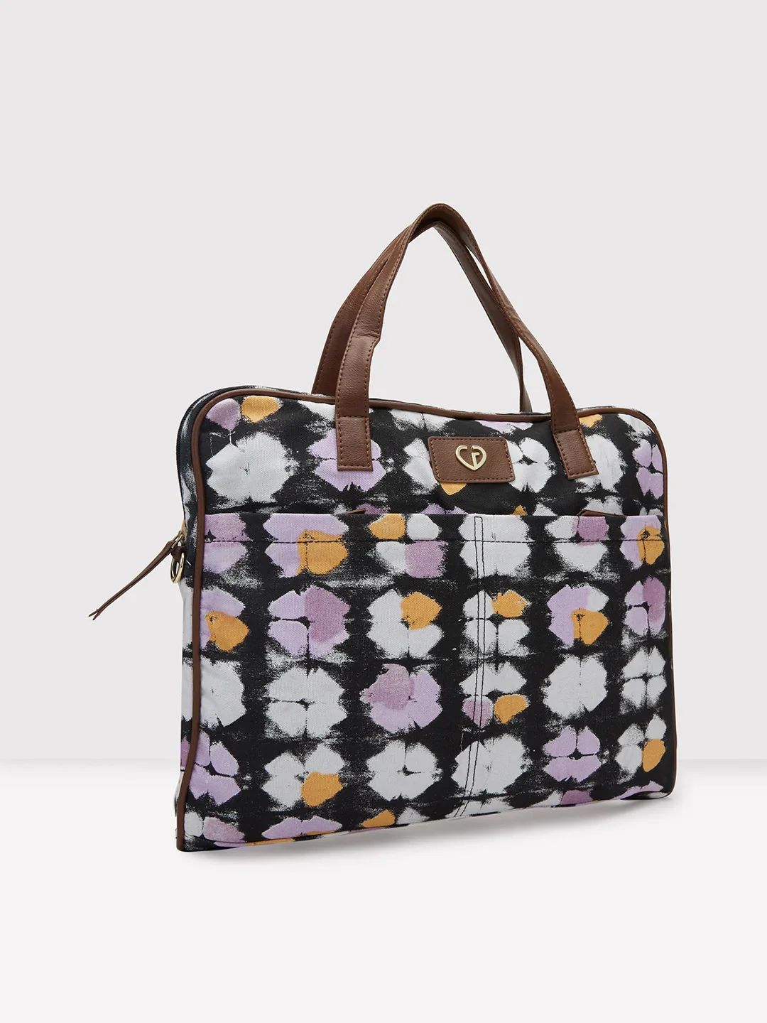 Caprese Enora Large Black Laptop Bag - Image 5