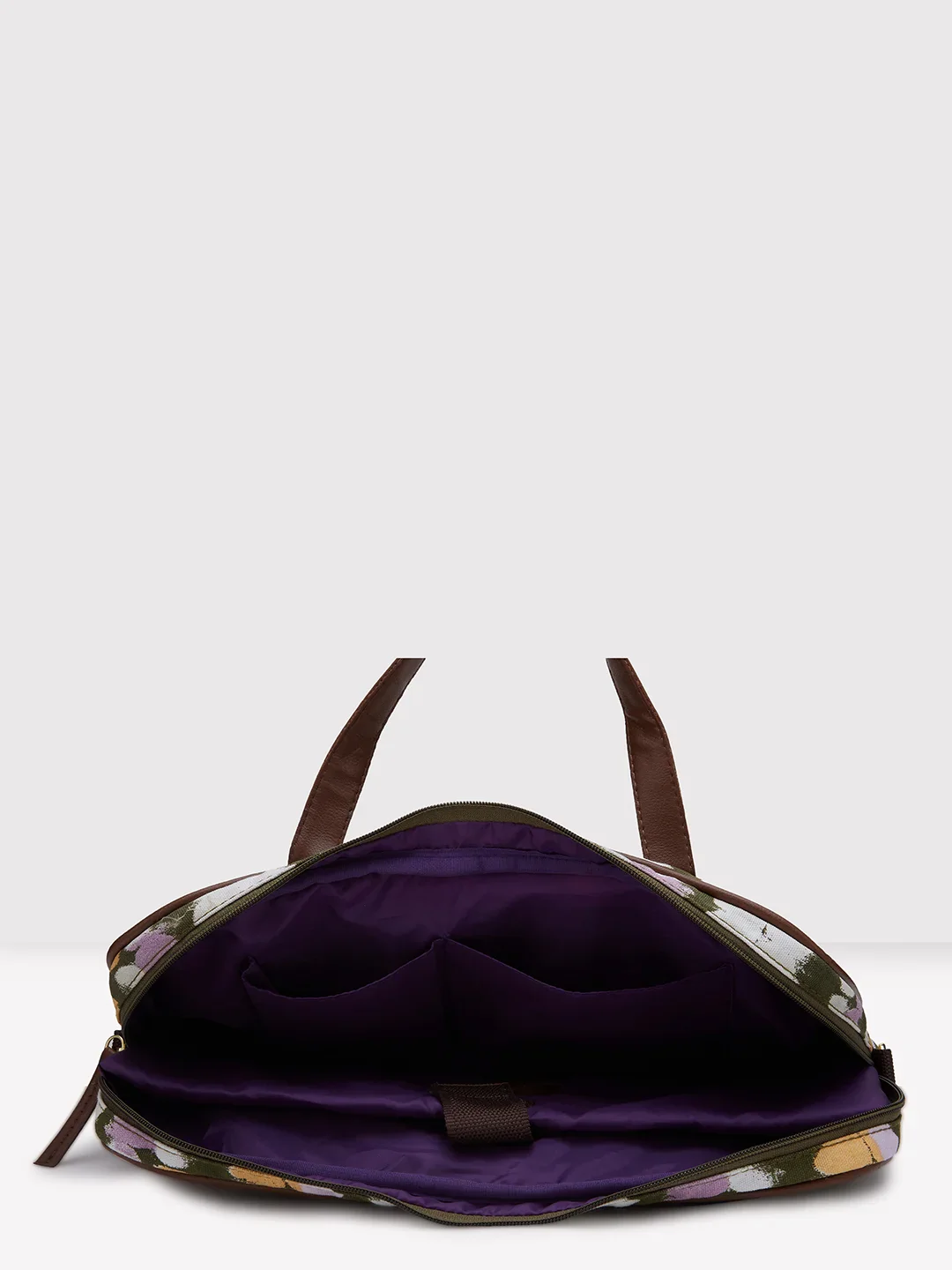 Caprese Enora Large Olive Laptop Bag - Image 8