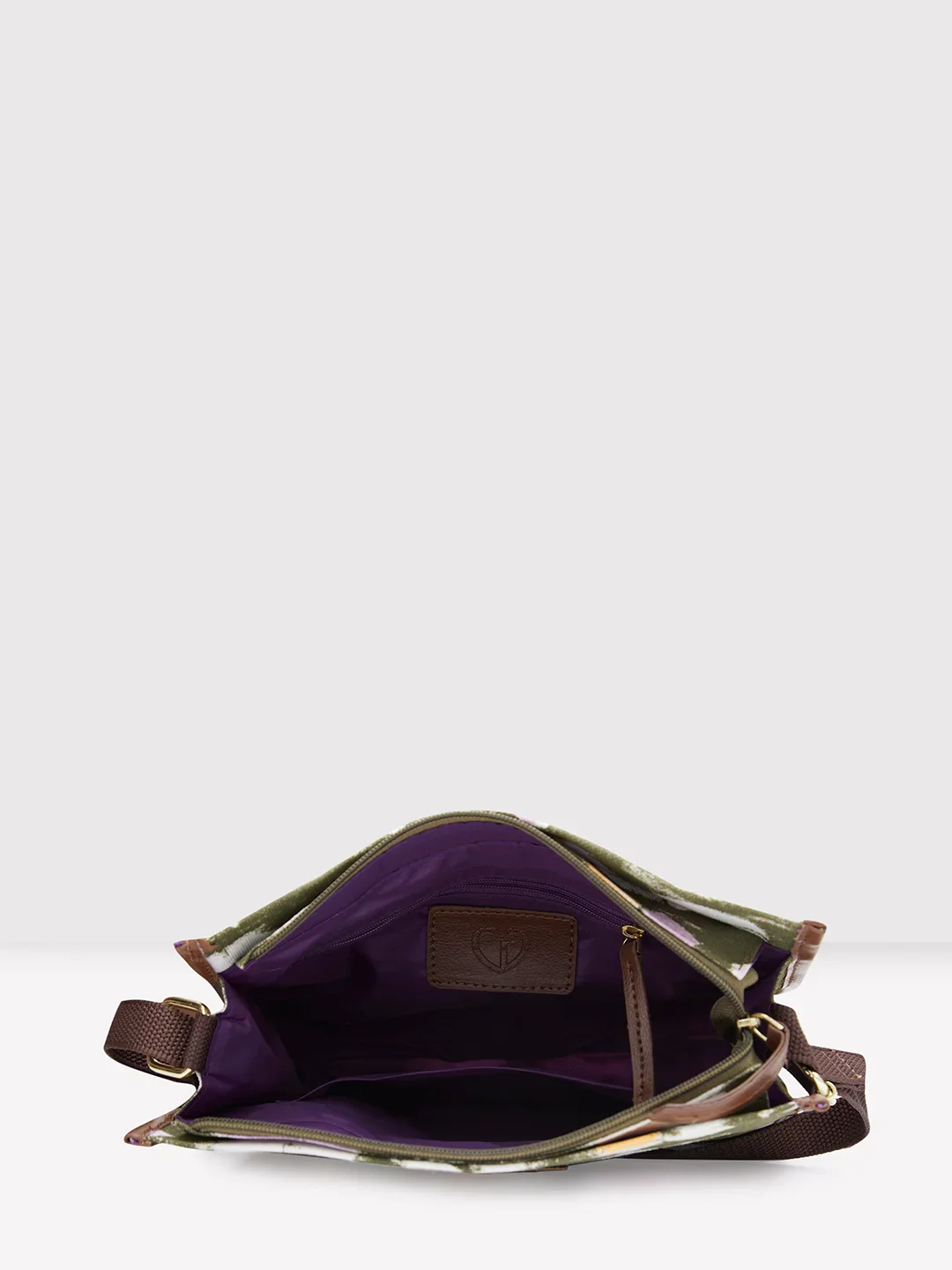 Caprese Enora Medium Olive Sling Bag - Image 7