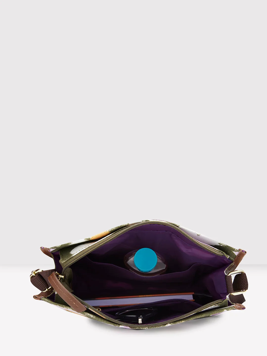 Caprese Enora Medium Olive Sling Bag - Image 8
