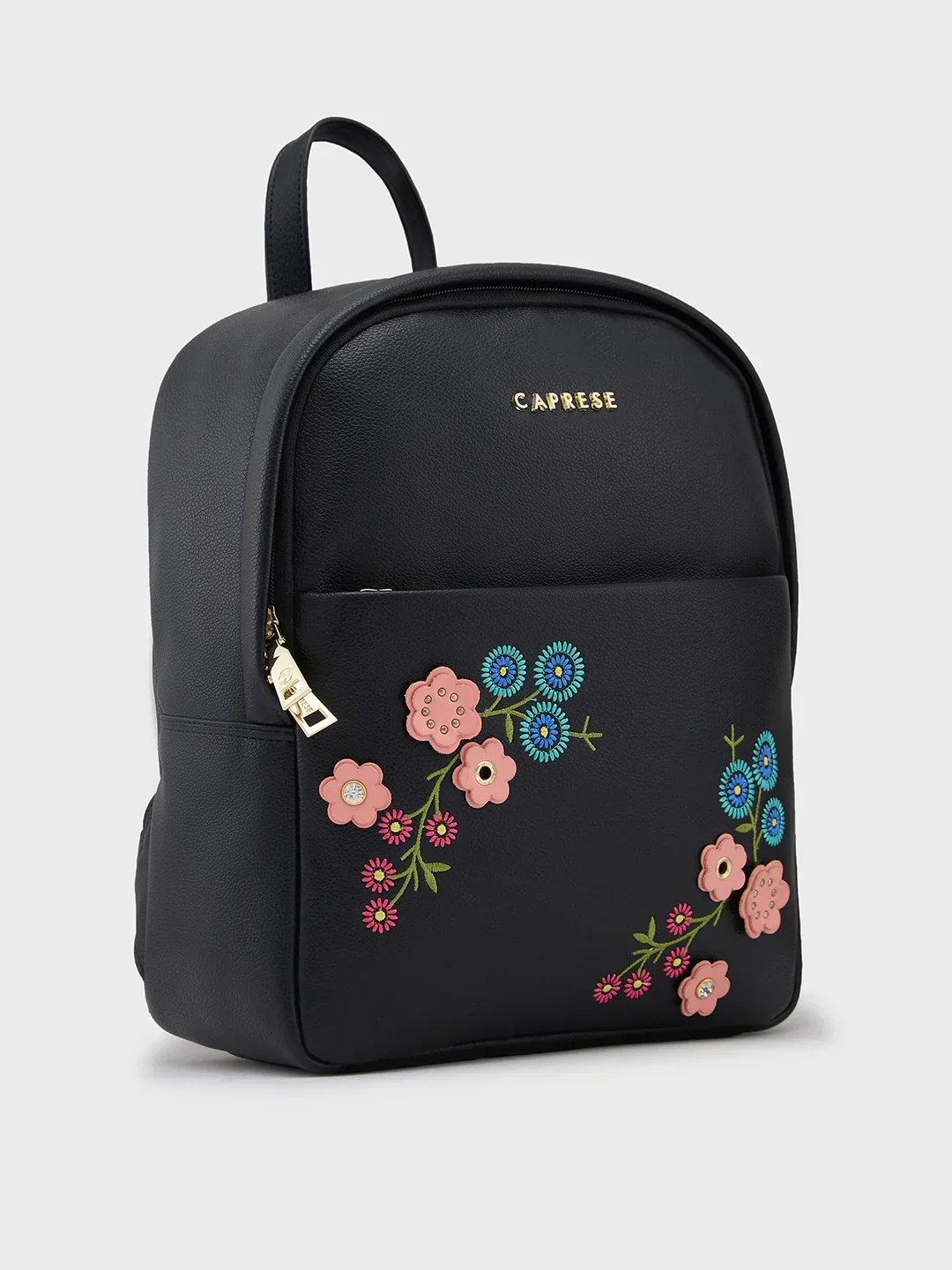 Caprese Erica Medium Black Backpack - Image 5