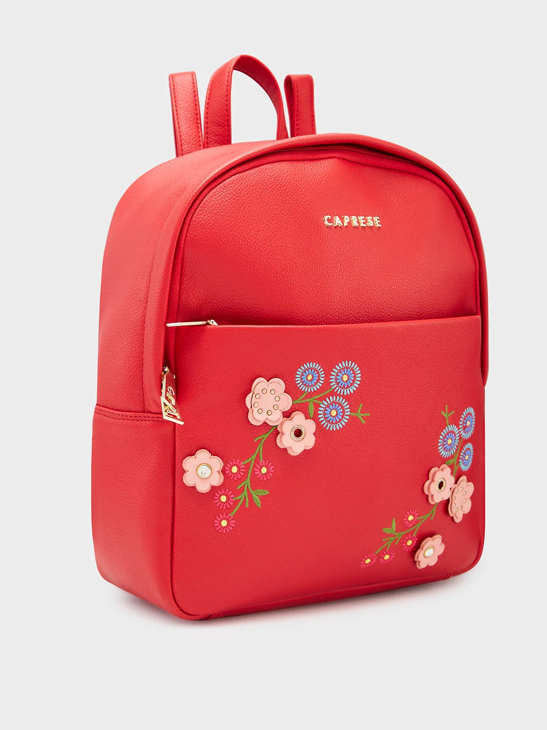 Caprese Erica Medium Maroon Backpack - Image 4